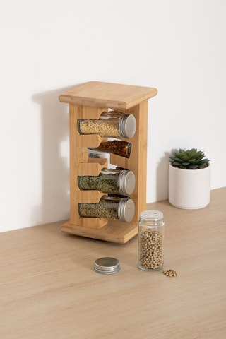 Bamboe Kruidenrekje COZY - 8 Potjes van 90 ml