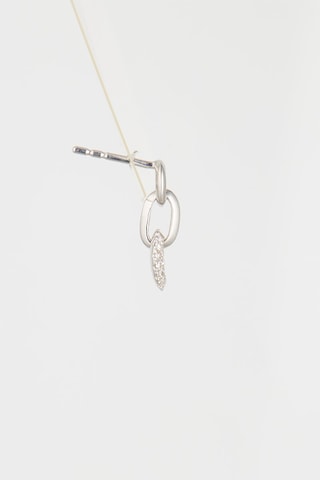 Boucles d'oreilles Haizea Or blanc et diamant