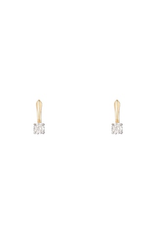 Boucles d'oreilles Précieusement suspendues - Or jaune et diamants