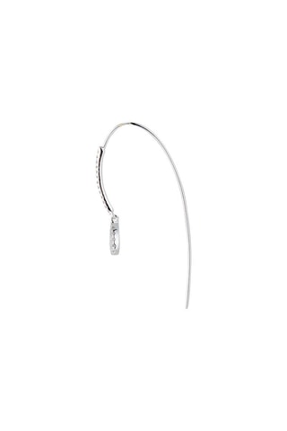 Boucles d'oreilles Ligée Or blanc et diamants