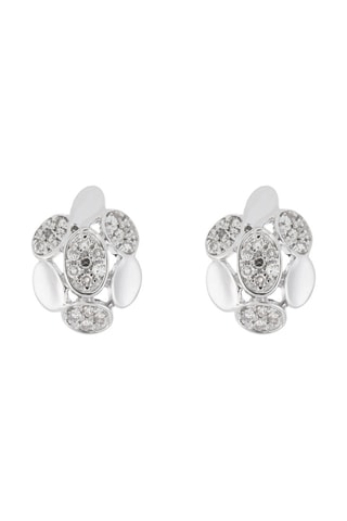 Puces Belle Folie Or blanc et diamants