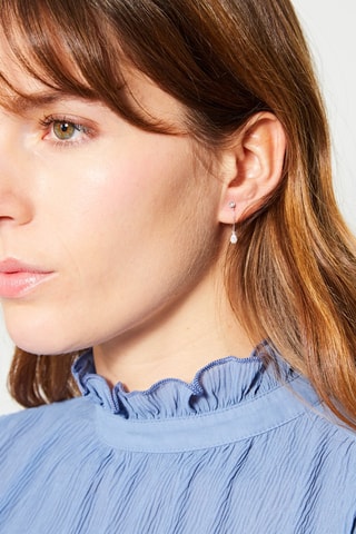 Boucles d'oreilles Maéra Or blanc et diamants