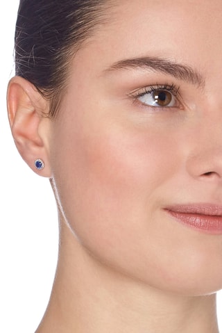 Puces Somptueux  Or blanc, diamants et saphirs