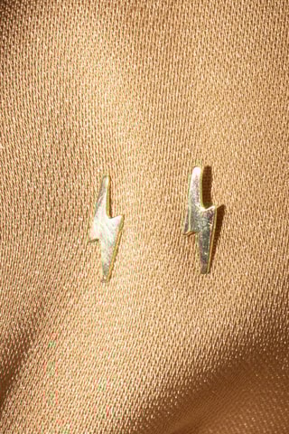 Puces Eclair doré - Or jaune