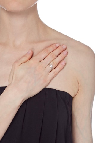 Bague Brillant Lucia Or blanc et diamants