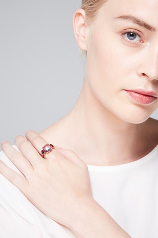 Bague Deep Violine - Or jaune, diamants, améthyste et rhodolites