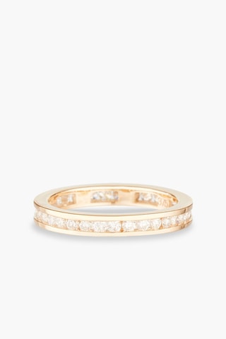 Bague Tour complet Princière Or jaune et diamants