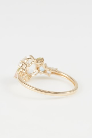 Bague Karina Or jaune, topazes et péridots
