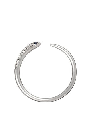 Bague Adam Or blanc et saphirs