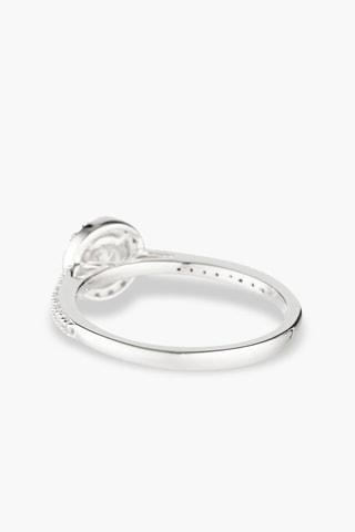 Bague Ahimsa Or blanc et diamants