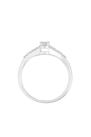Bague Solitaire Magic Or blanc et diamants
