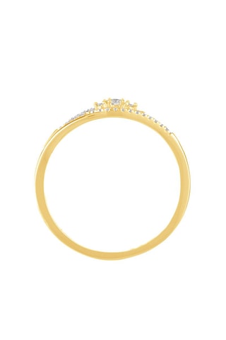 Bague Caresse Or jaune et diamants