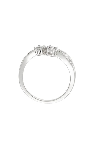 Bague A la folie   Or blanc et diamants