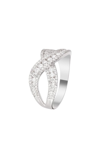 Bague A l'infini Or blanc et diamants