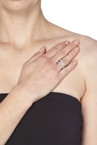 Bague A l'infini Or blanc et diamants