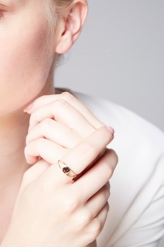 Bague Sortilège   Or jaune et quartz