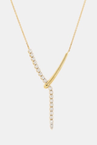Collier Etreinte Céleste - Or jaune et diamants