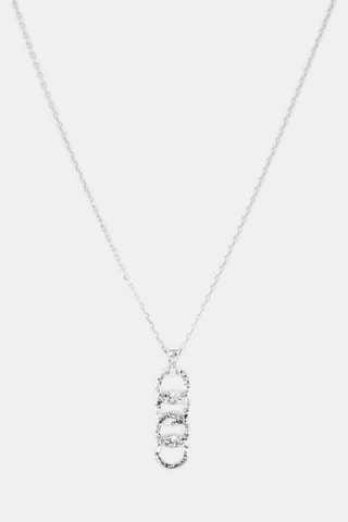 Collier Ronds entrelacés - Or blanc et diamants
