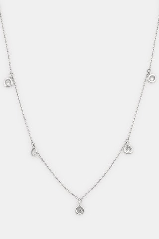 Collier Scintillants Or blanc et diamants