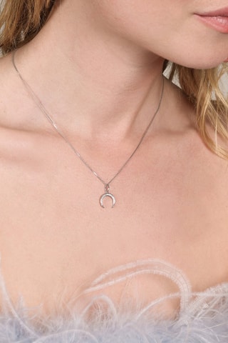 Pendentif Séléné Or blanc et diamants