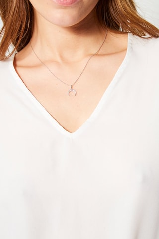 Pendentif Séléné Or blanc et diamants