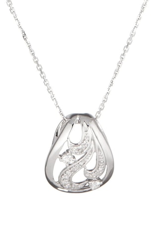 Pendentif Or blanc et diamants