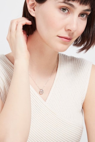 Pendentif Or blanc et diamants