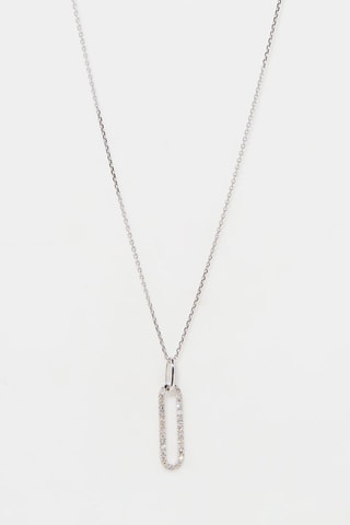 Pendentif Julia Or blanc et diamants