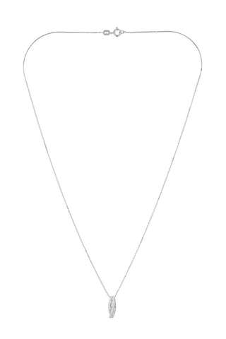 Pendentif Affluence  Or blanc et diamants