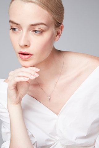 Pendentif Affluence  Or blanc et diamants