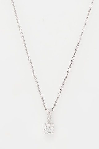 Pendentif Eternelle Or blanc et diamants