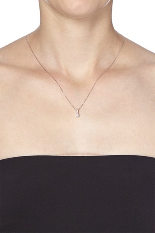 Pendentif Eternelle Or blanc et diamants