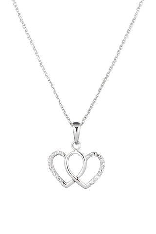 Pendentif Gémeaux Or blanc et diamants