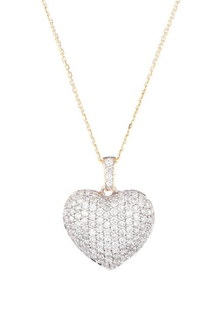 Pendentif Love 
Or jaune et diamants