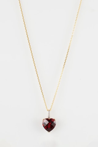 Pendentif Royalia Or jaune, diamants et grenat