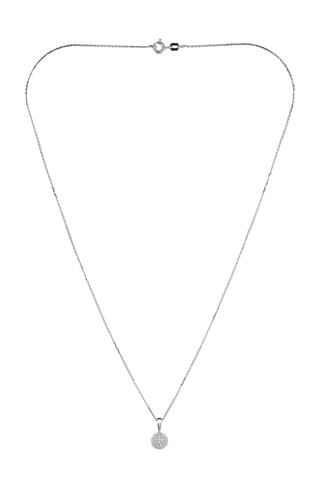 Pendentif Elégance Or blanc et diamants 