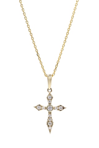 Pendentif Eternal faith - Or jaune et diamants