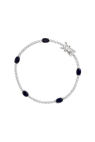 Bracelet Filia - Or blanc, saphirs et diamants