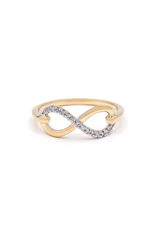 Bague Infini de Lumière - Or jaune et diamants