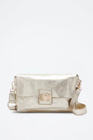 Leren Schoudertas Alicia - Goudkleurig