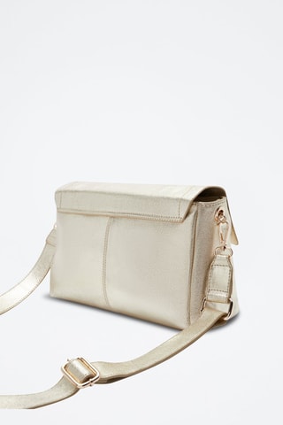 Leren Schoudertas Alicia - Goudkleurig