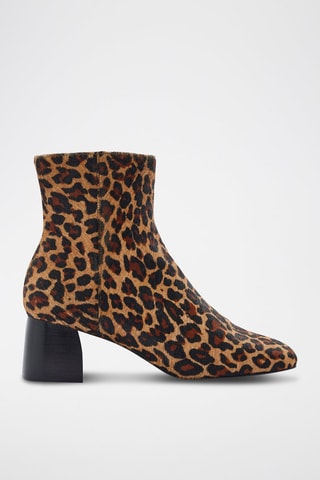 Kalfsleren Enkellaarzen Kayea - Bruin