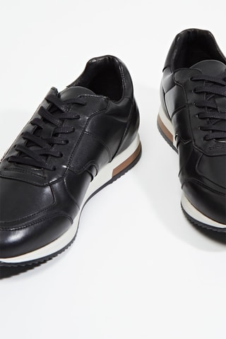 Leren Sneakers Pianito - Zwart