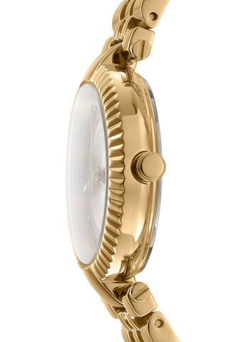 Montre à quartz en acier - Doré