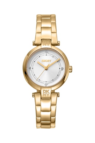 Montre à quartz en acier - Doré et argenté