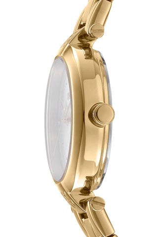 Montre à quartz en acier - Doré et argenté