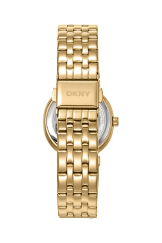 Montre à quartz en acier - Doré et blanc