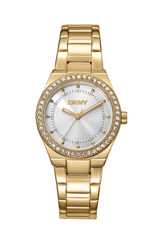 Montre à quartz en acier - Doré et argenté