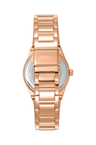 Montre à quartz en acier - Doré rose et rose