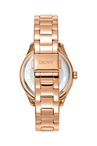 Montre à quartz en acier - Doré rose